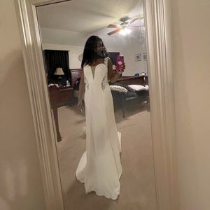 Ivory wedding dress size 10